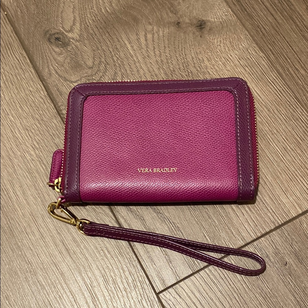 Vera Bradley Purple Wristlet Wallet
